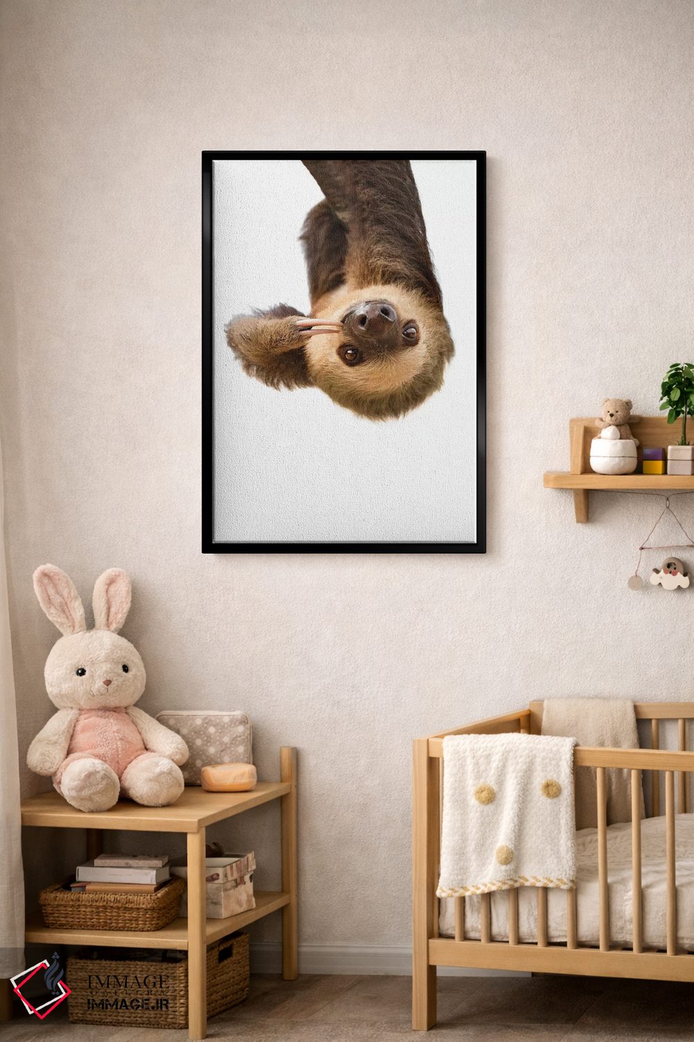 تابلو دکوراتیو تنبل اثر سیسی و سب - D5B