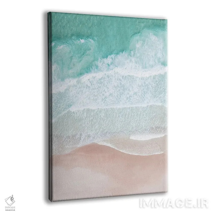 تابلو مینیمال نمای هوایی اقیانوس II اثر سیسی و سب - نمای پرسپکتیو محصول