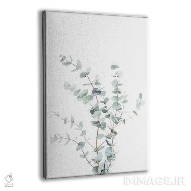 تابلو مینیمال گیاهی I اثر سیسی و سب - نمای پرسپکتیو محصول