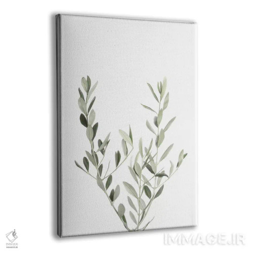 تابلو مینیمال گیاهی III اثر سیسی و سب - نمای پرسپکتیو محصول