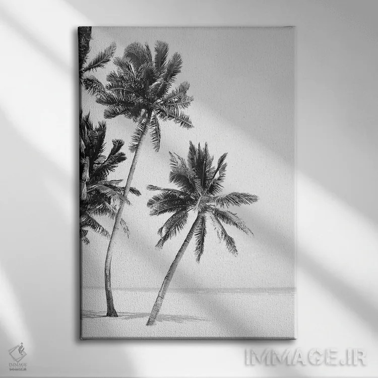 تابلو دکوراتیو جزیره اثر سیسی و سب - نمای روبهرو روی دیوار