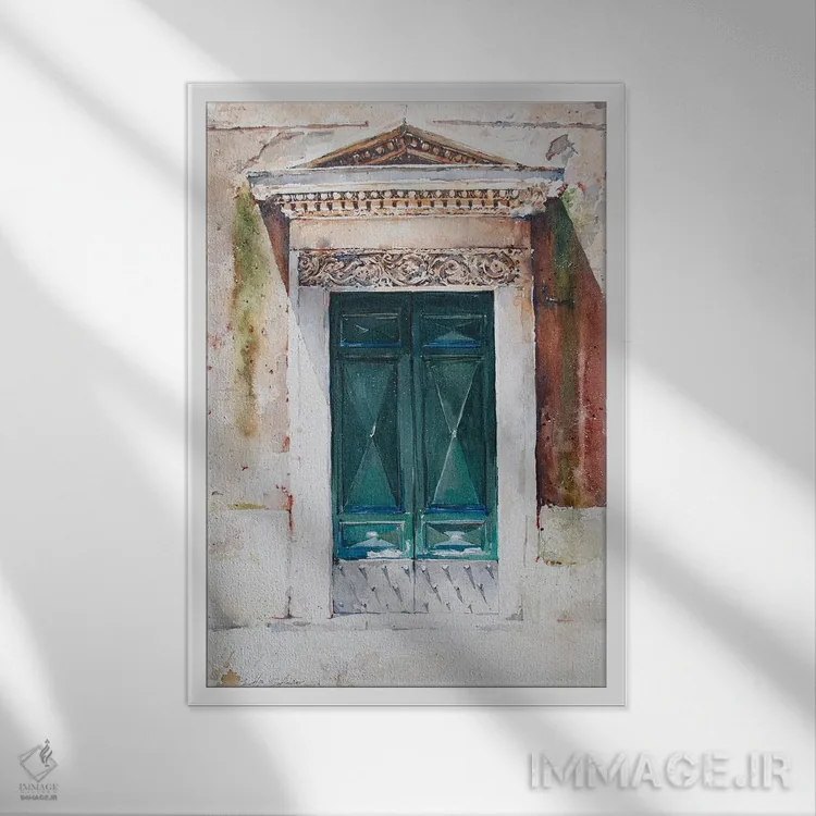 تابلو دکوراتیو در اثر سوتلین سوفرونیف - نمای قابدار سفید