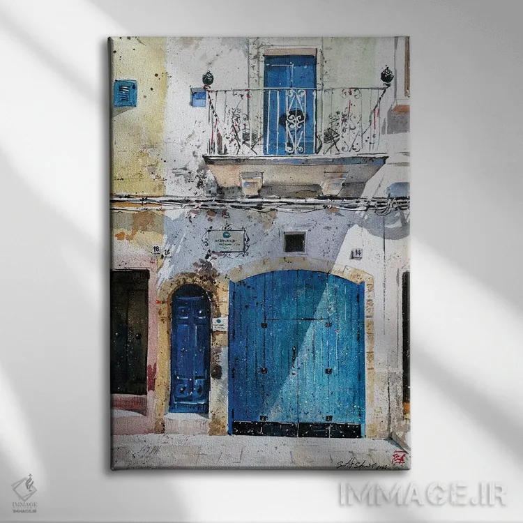 تابلو دکوراتیو N14 اثر سوتلین سوفرونیف - نمای روبهرو روی دیوار