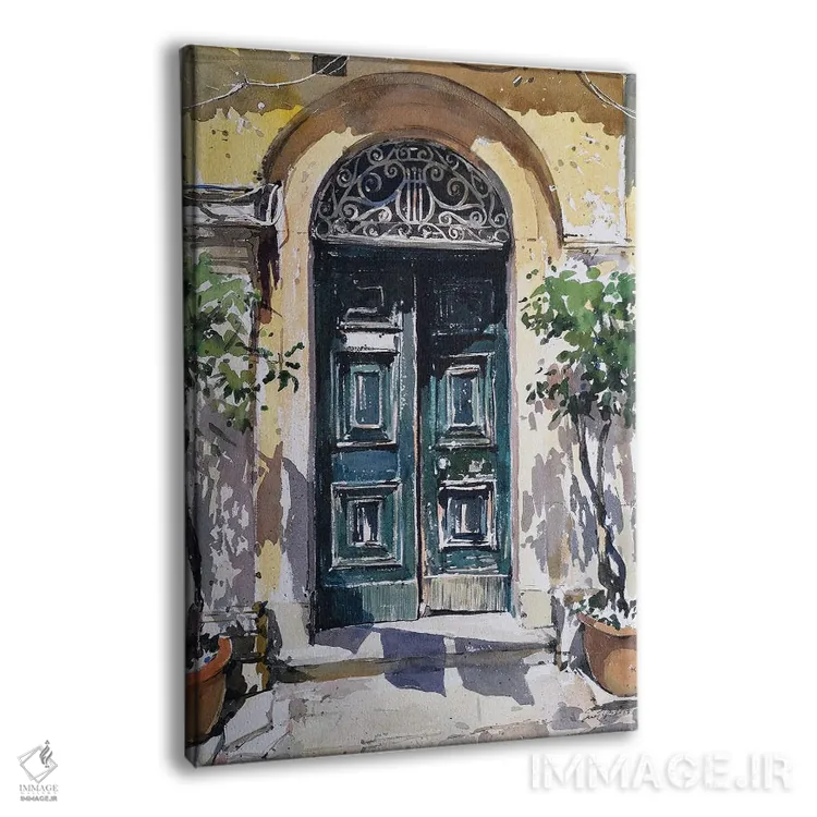 تابلو دکوراتیو کورفو اثر سوتلین سوفرونیف - نمای پرسپکتیو محصول