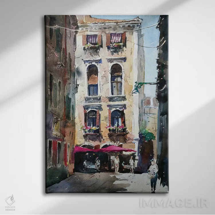 تابلو دکوراتیو ونیز اثر سوتلین سوفرونیف - نمای روبهرو روی دیوار