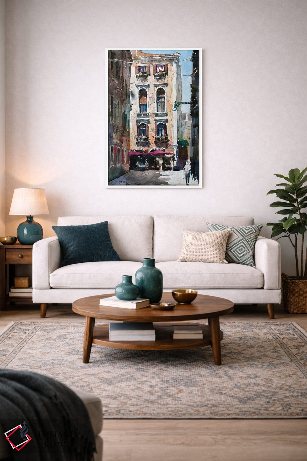 تابلو دکوراتیو خیابان ونیزی اثر سوتلین سوفرونیف - D3W