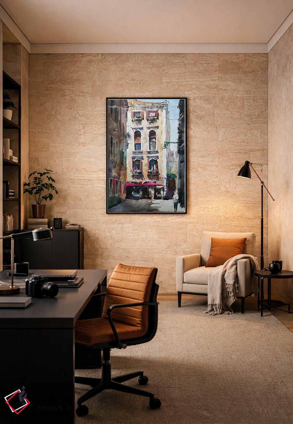 تابلو دکوراتیو ونیز اثر سوتلین سوفرونیف - D6B