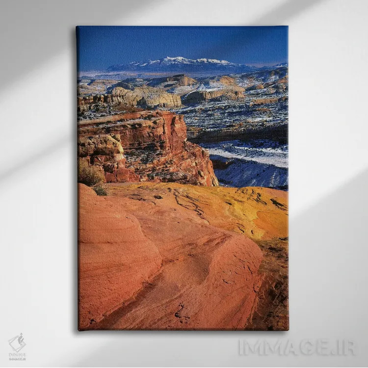 تابلو دکوراتیو Capitol Reef National Park, Utah, USA,چشم انداز زمستانی… اثر اسکات تی. اسمیت - نمای روبهرو روی دیوار