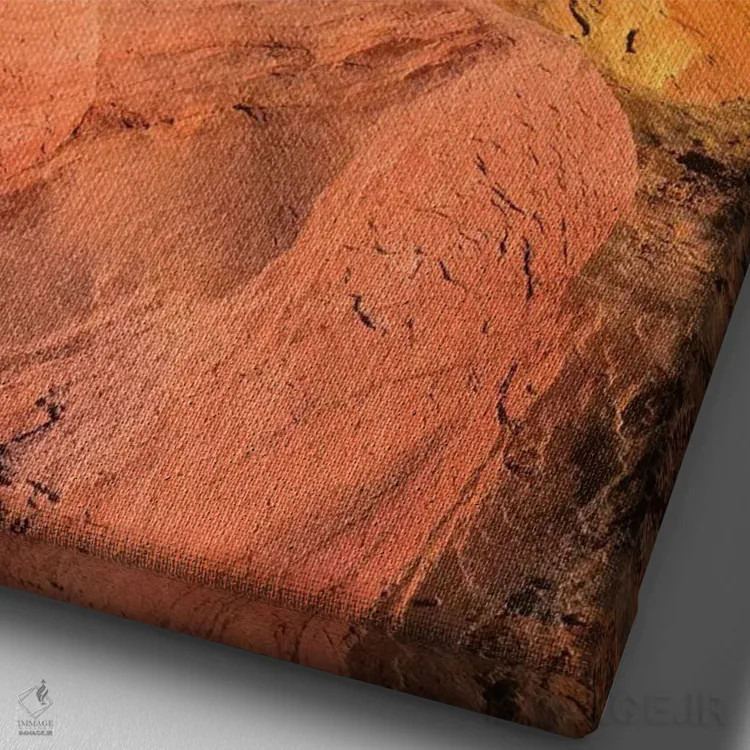 تابلو دکوراتیو Capitol Reef National Park, Utah, USA,چشم انداز زمستانی… اثر اسکات تی. اسمیت - نمای نزدیک بافت بوم