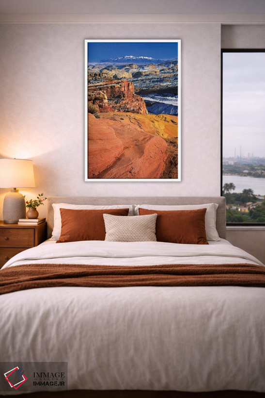تابلو دکوراتیو Capitol Reef National Park, Utah, USA,چشم انداز زمستانی… اثر اسکات تی. اسمیت - D3W