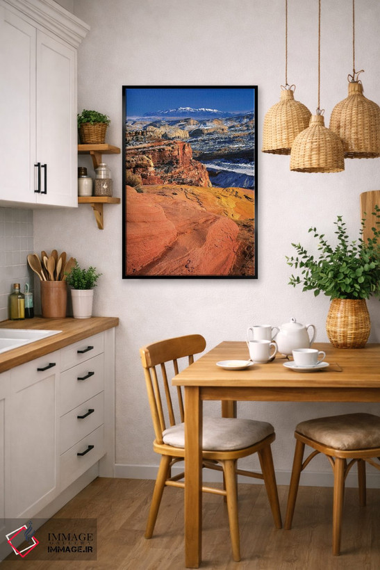 تابلو دکوراتیو Capitol Reef National Park, Utah, USA,چشم انداز زمستانی… اثر اسکات تی. اسمیت - D5B