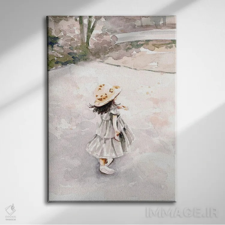 تابلو دکوراتیو چرخیدن اثر استفنی کورفی - نمای روبهرو روی دیوار