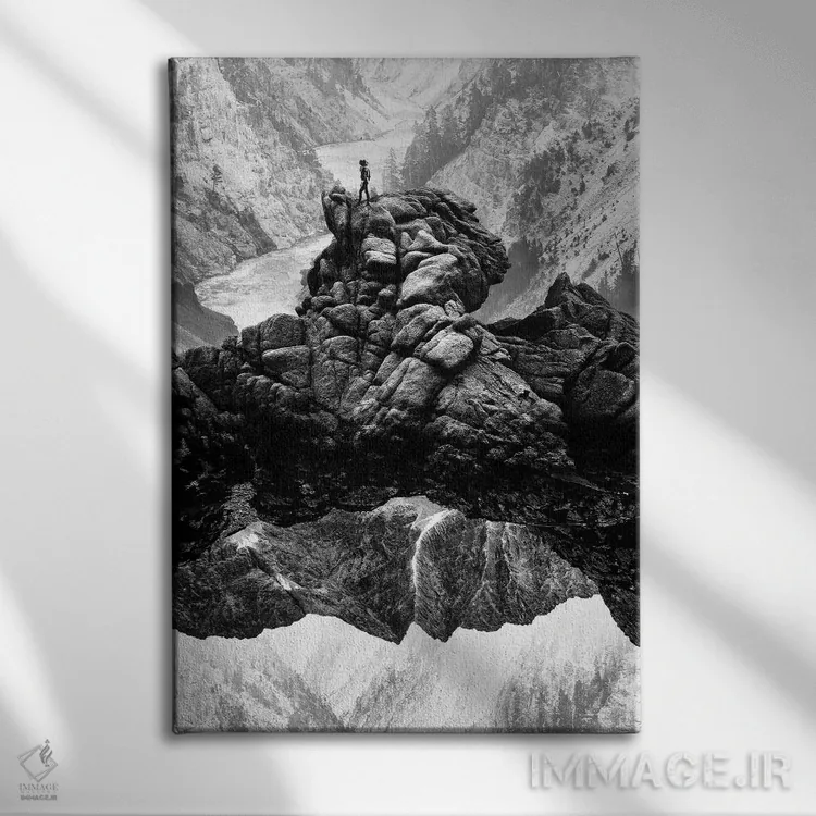 تابلو دکوراتیو به رودخانه تو خواهم آمد اثر استویان هیتروف - نمای روبهرو روی دیوار