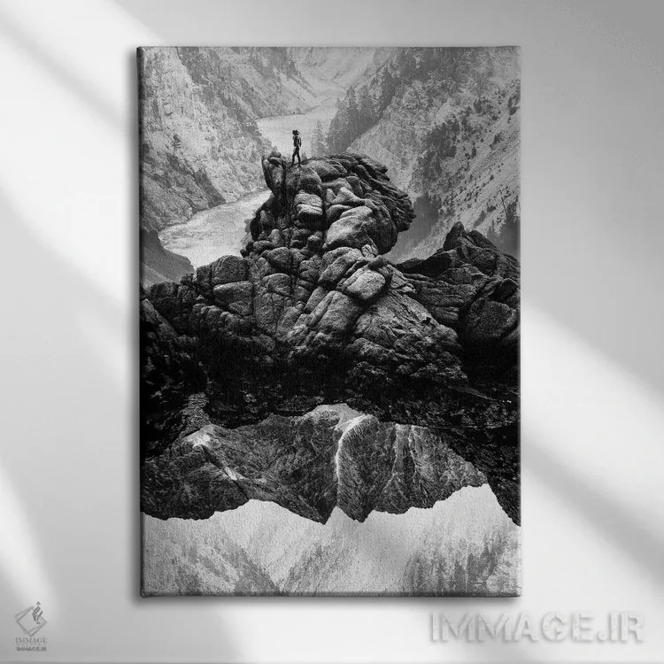 تابلو دکوراتیو به رودخانه تو خواهم آمد اثر استویان هیتروف - نمای روبهرو روی دیوار