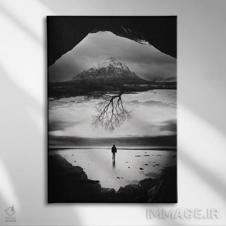تابلو دکوراتیو درخت زندگی اثر استویان هیتروف - نمای روبهرو روی دیوار
