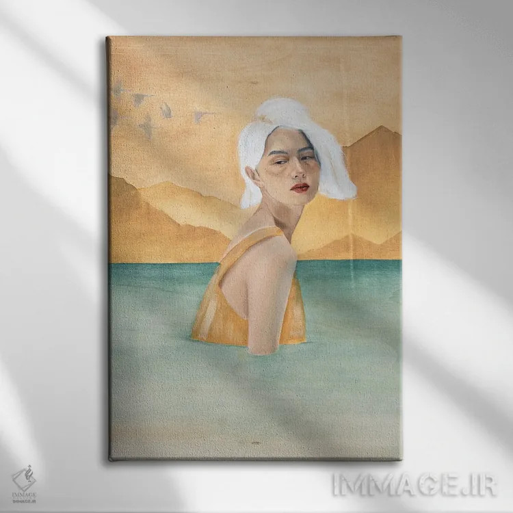 تابلو دکوراتیو یویو اثر آندریاس استوسل - نمای روبهرو روی دیوار