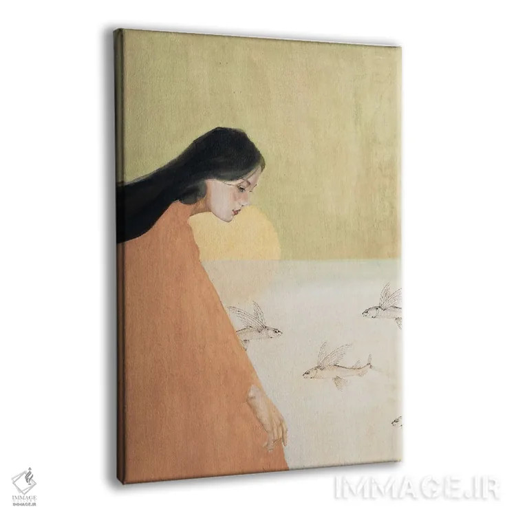 تابلو دکوراتیو آما اثر آندریاس استوسل - نمای پرسپکتیو محصول