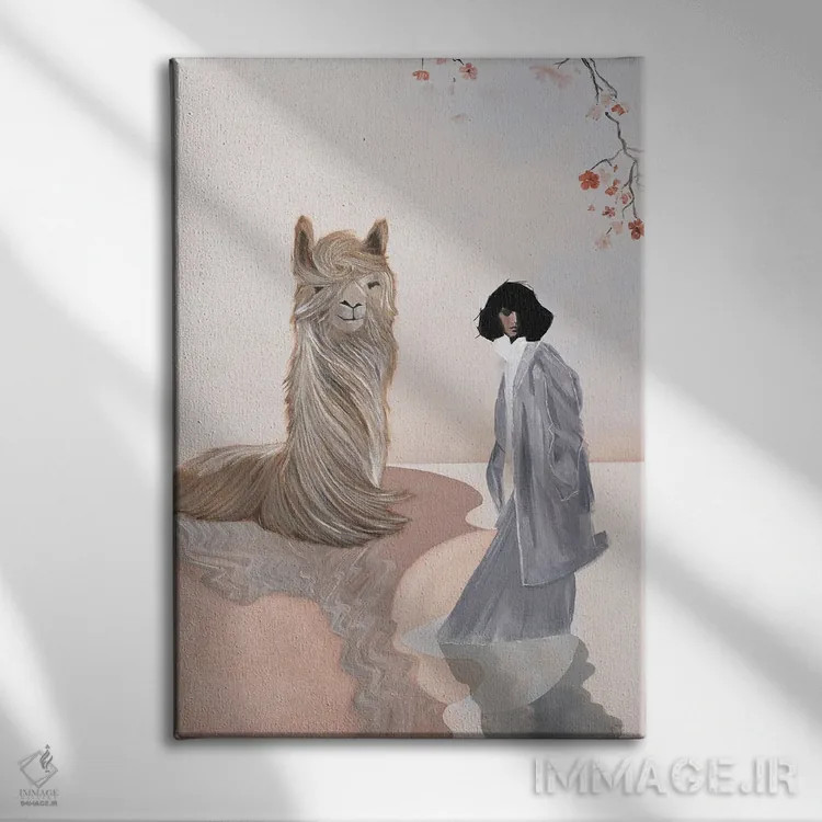 تابلو دکوراتیو ساکورا اثر آندریاس استوسل - نمای روبهرو روی دیوار