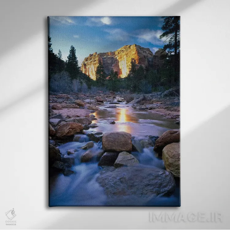 تابلو دکوراتیو Utah. USA. Creek in Arch Canyon. Manti-La Sal NF. Color… اثر اسکات تی. اسمیت - نمای روبهرو روی دیوار
