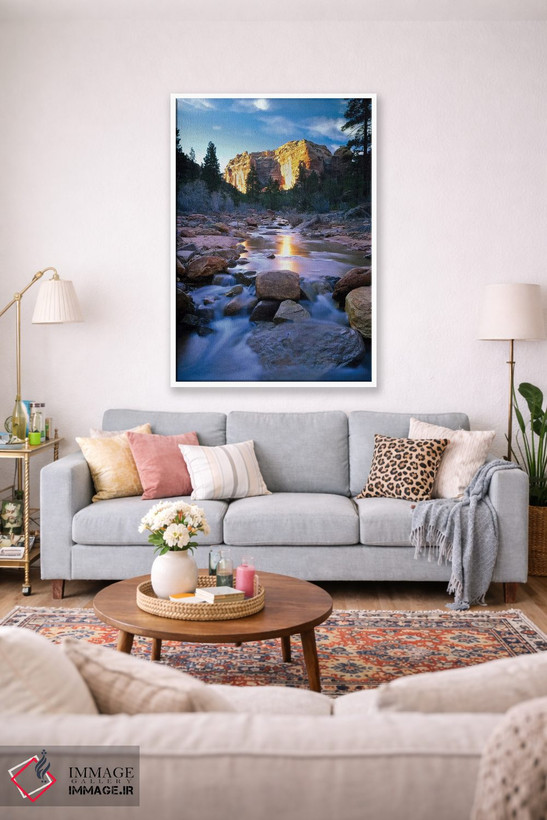 تابلو دکوراتیو Utah. USA. Creek in Arch Canyon. Manti-La Sal NF. Color… اثر اسکات تی. اسمیت - D1W