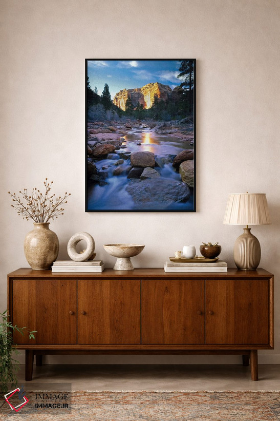 تابلو دکوراتیو Utah. USA. Creek in Arch Canyon. Manti-La Sal NF. Color… اثر اسکات تی. اسمیت - D2B