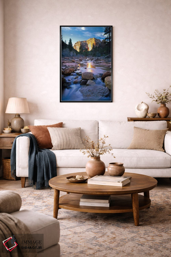 تابلو دکوراتیو Utah. USA. Creek in Arch Canyon. Manti-La Sal NF. Color… اثر اسکات تی. اسمیت - D4B