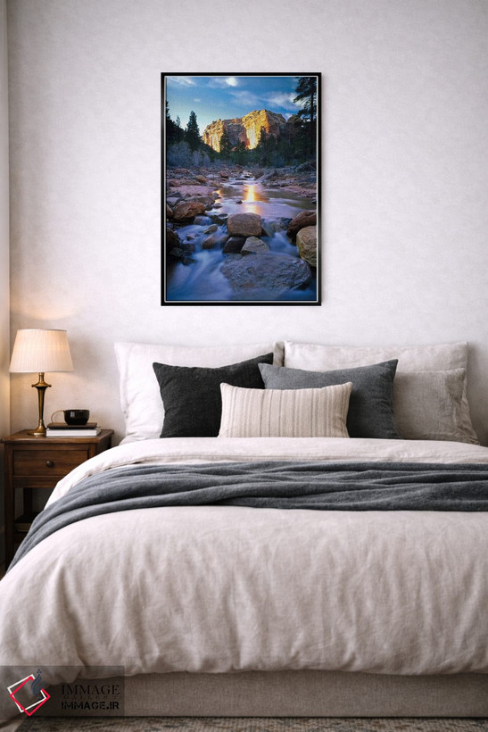 تابلو دکوراتیو Utah. USA. Creek in Arch Canyon. Manti-La Sal NF. Color… اثر اسکات تی. اسمیت - D6B