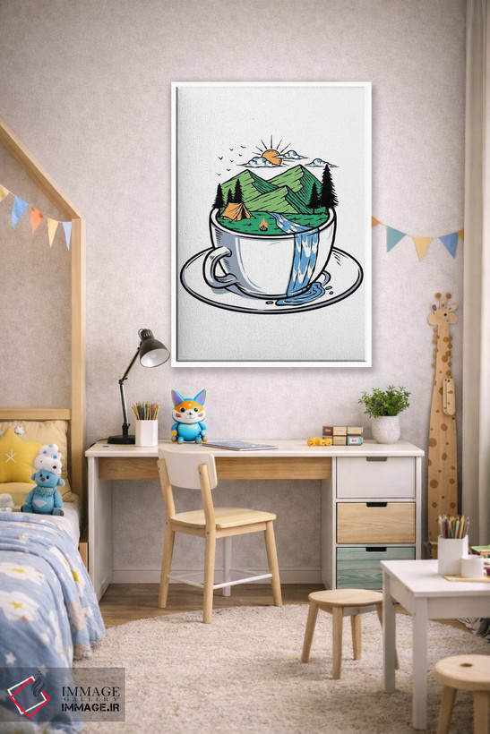 تابلو دکوراتیو Nature,اما اول، طبیعت اثر جی استنلی - D1W