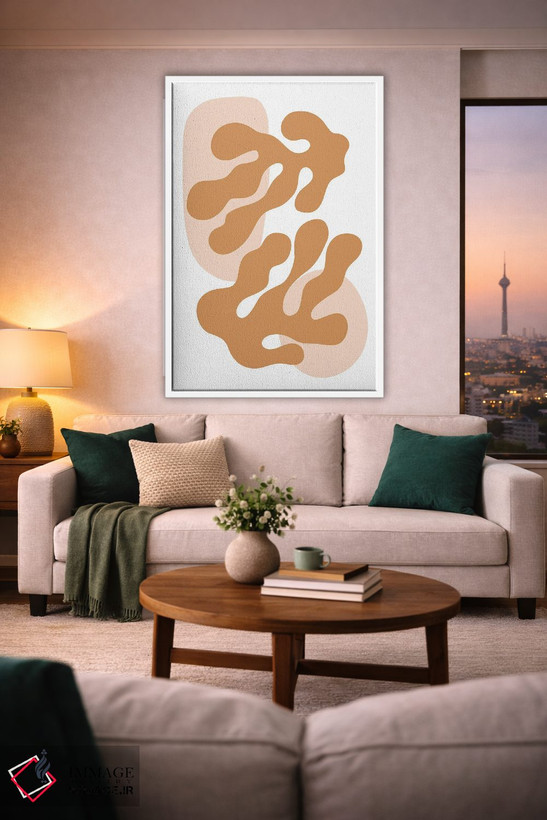 تابلو مینیمال مجموعه هنری ماتیس چهار اثر جی استنلی - D1W