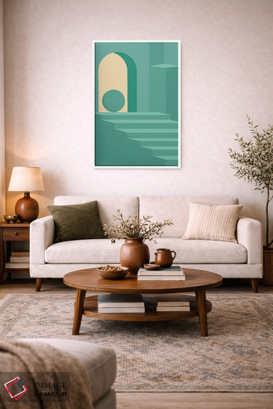 تابلو مینیمال طراحی معماری مینیمال ۱ اثر جی استنلی - D2W