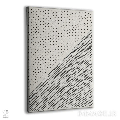 تابلو مینیمال حال و هوای خطی مینیمال ۳ اثر جی استنلی - نمای پرسپکتیو محصول