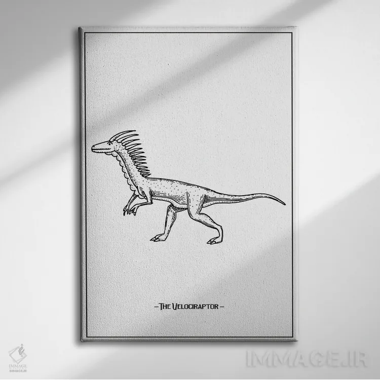 تابلو دکوراتیو ولو سی رپتور اثر جی استنلی - نمای روبهرو روی دیوار
