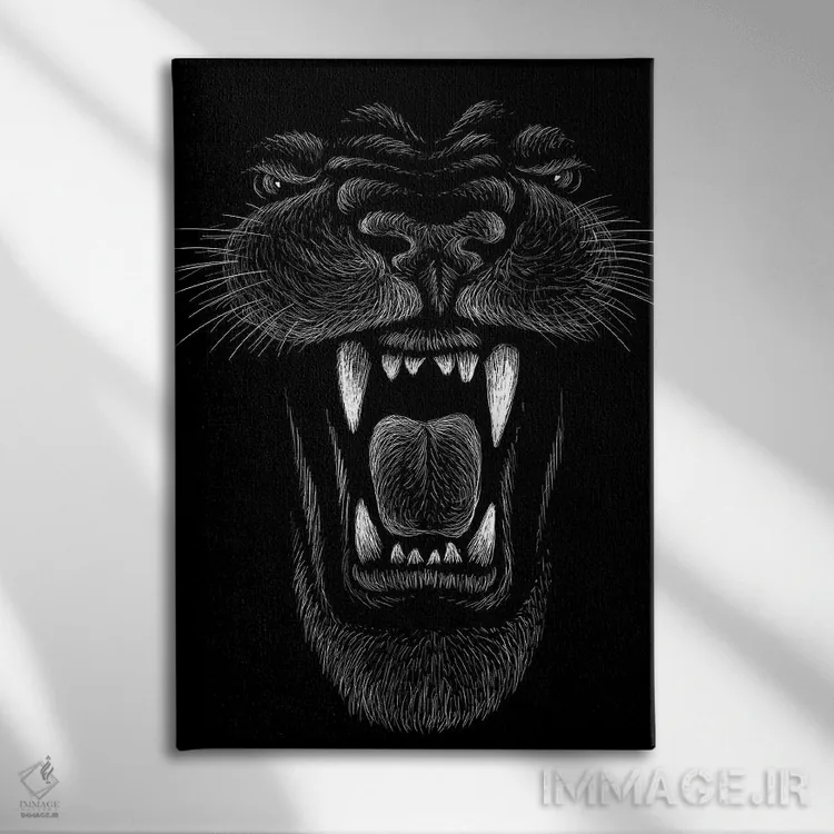 تابلو دکوراتیو از نزدیک و صمیمی اثر جی استنلی - نمای روبهرو روی دیوار
