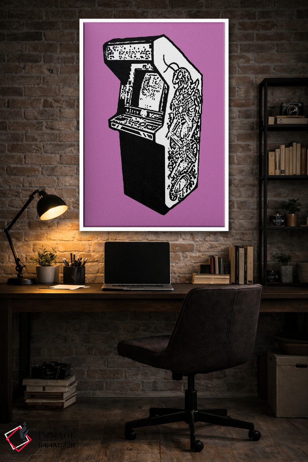 تابلو دکوراتیو آرکید اثر استیز - D5W