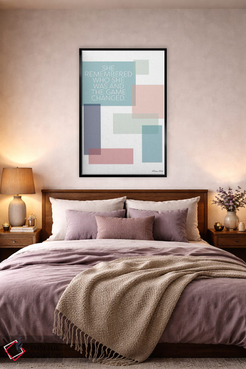 تابلو مینیمال بازی تغییر کرد اثر سوزان بال - D3B