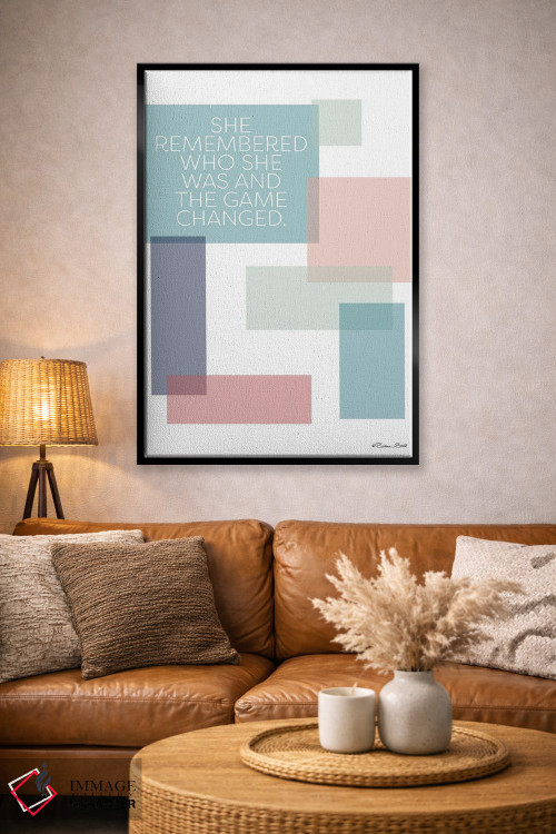 تابلو مینیمال بازی تغییر کرد اثر سوزان بال - D4B