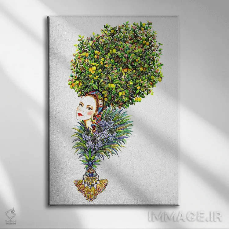 تابلو دکوراتیو کلکسیون بهار/تابستان ۲۰۱۳ دی جی اثر سانی گو - نمای روبهرو روی دیوار