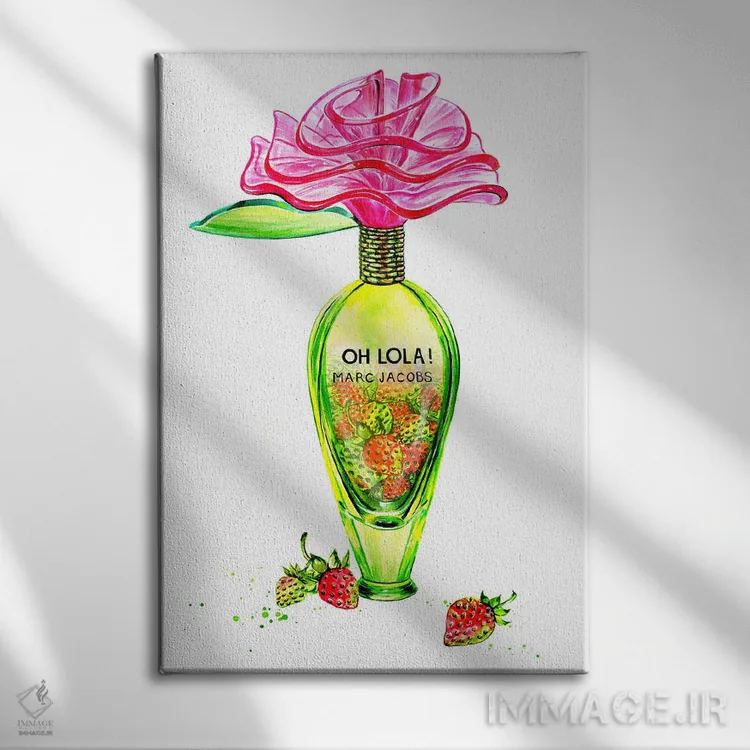 تابلو دکوراتیو او لولا اثر سانی گو - نمای روبهرو روی دیوار