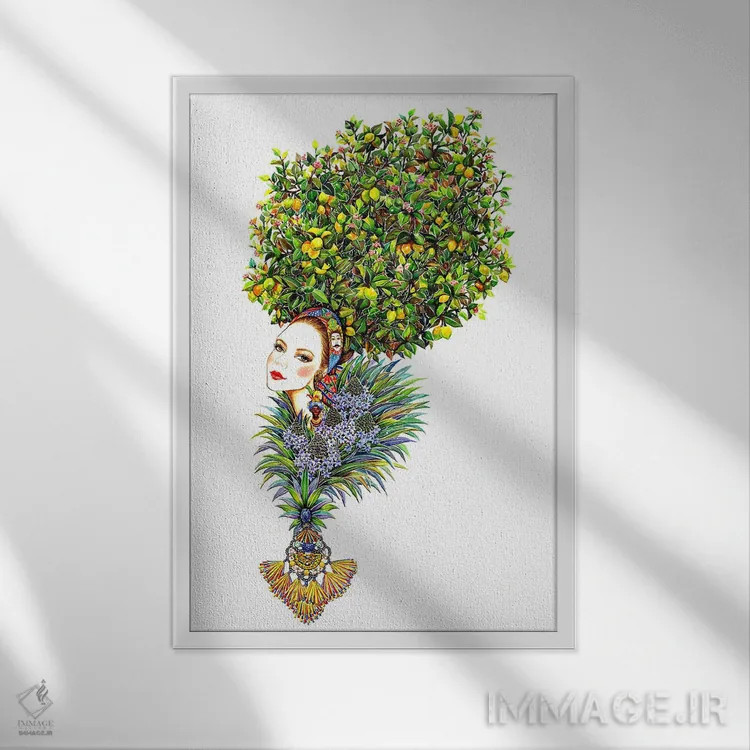 تابلو دکوراتیو کلکسیون بهار/تابستان ۲۰۱۳ دی جی اثر سانی گو - نمای قابدار سفید