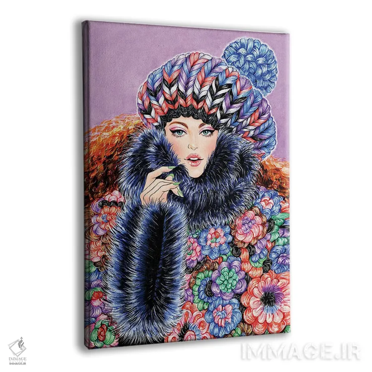 تابلو دکوراتیو گرم بمان اثر سانی گو - نمای پرسپکتیو محصول
