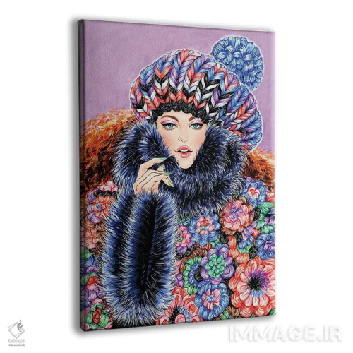 تابلو دکوراتیو گرم بمان اثر سانی گو - نمای پرسپکتیو محصول