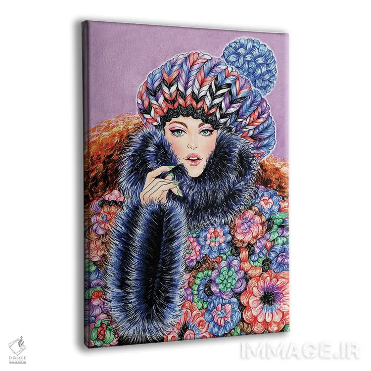 تابلو دکوراتیو گرم بمان اثر سانی گو - نمای پرسپکتیو محصول