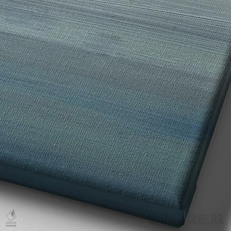 تابلو مینیمال وسعت ساحل I اثر سوزان جیـل - نمای نزدیک بافت بوم