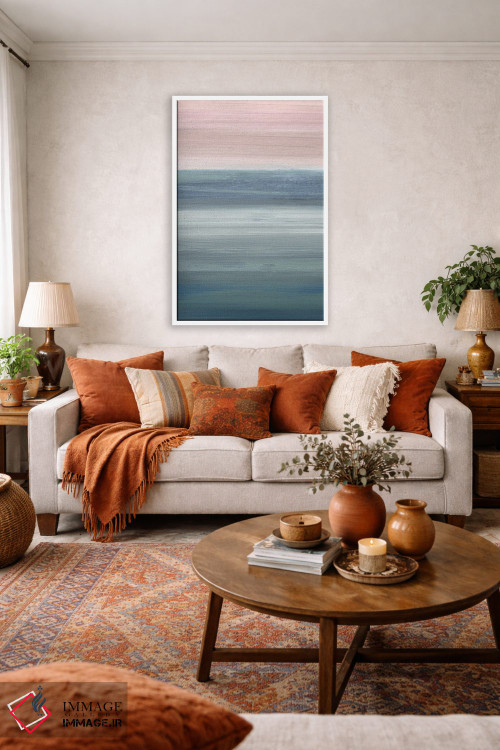 تابلو مینیمال وسعت ساحل I اثر سوزان جیـل - D3W