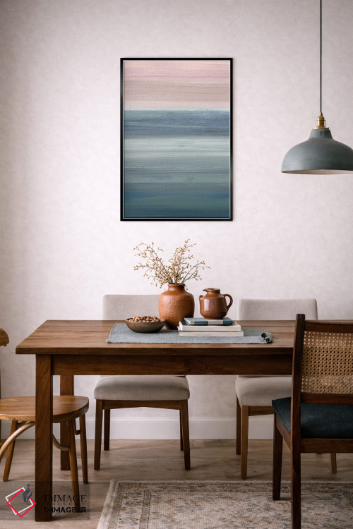 تابلو مینیمال وسعت ساحل I اثر سوزان جیـل - D6B