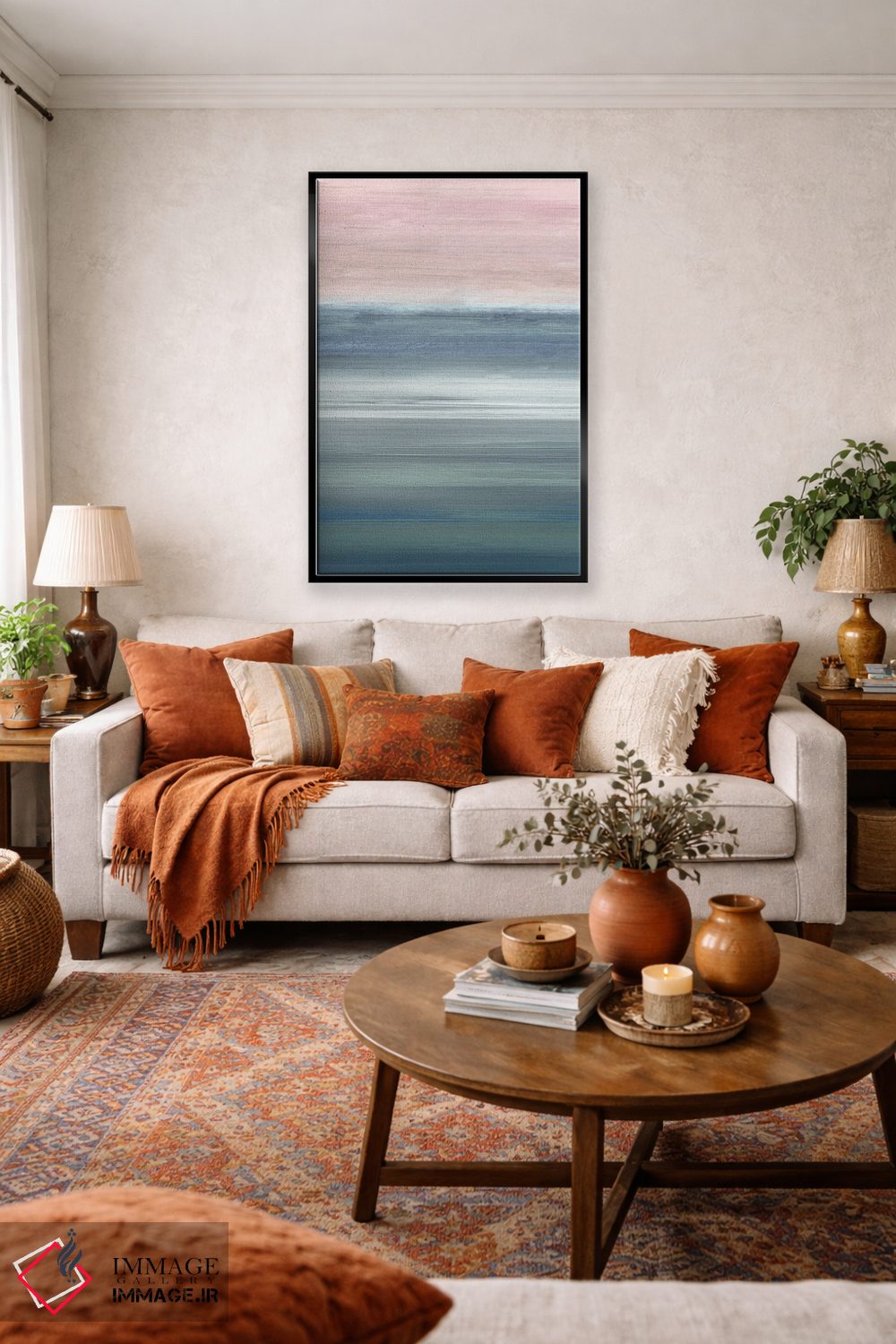 تابلو مینیمال وسعت ساحل II اثر سوزان جیـل - D4B