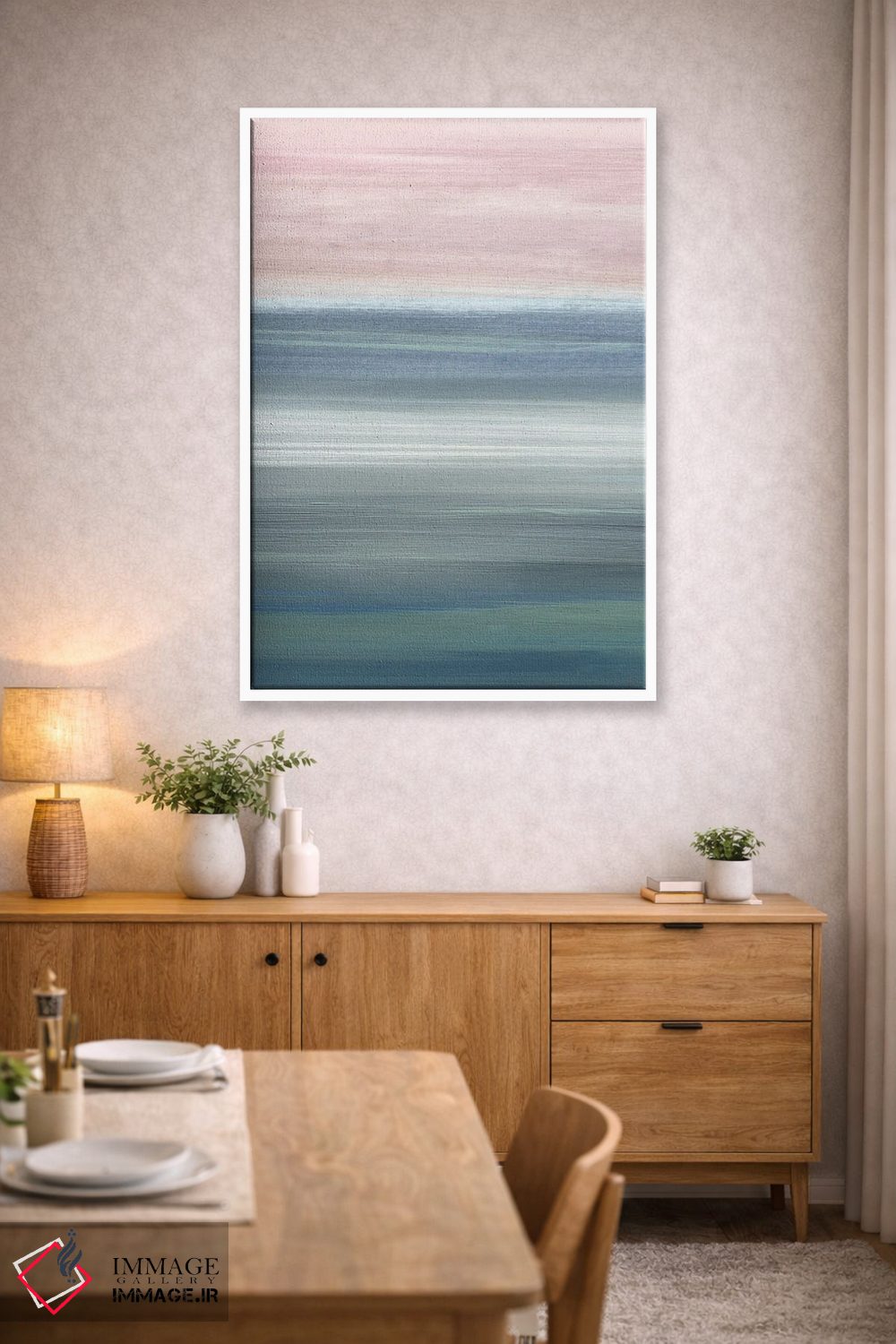 تابلو مینیمال وسعت ساحل III اثر سوزان جیـل - D2W