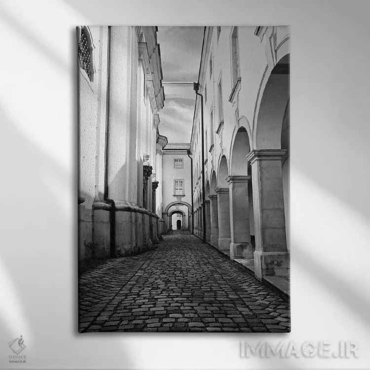 تابلو دکوراتیو صومعه اثر سوزان ویزواری - نمای روبهرو روی دیوار