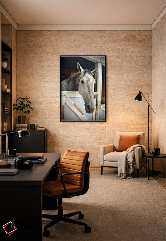 تابلو دکوراتیو اسب در آغل II اثر سوزان ویزواری - D5B