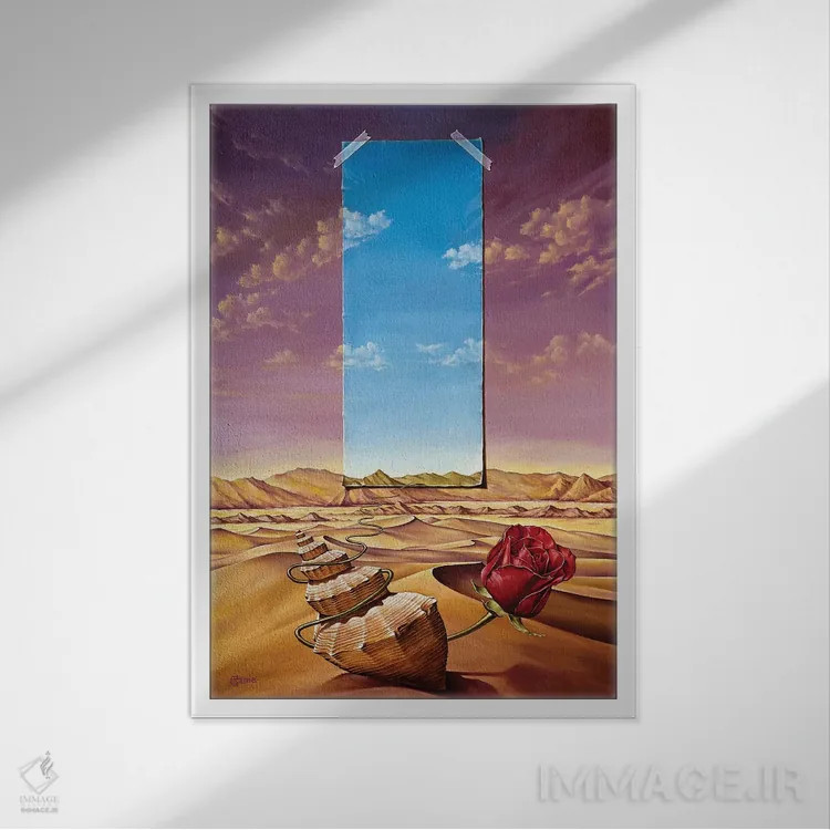 تابلو دکوراتیو ارواح هم خانواده اثر سوتوسلاو استویانوف - نمای قابدار سفید